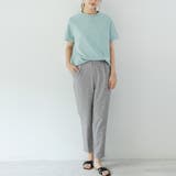 新作 トップス Ｔシャツ 半袖 tシャツ 無地 伸縮性 | Doux Belle  | 詳細画像16 