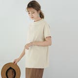 新作 トップス Ｔシャツ 半袖 tシャツ 無地 伸縮性 | Doux Belle  | 詳細画像20 