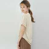 新作 トップス Ｔシャツ 半袖 tシャツ 無地 伸縮性 | Doux Belle  | 詳細画像21 