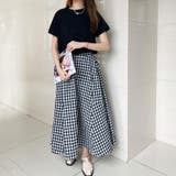 新作 トップス Ｔシャツ 半袖 tシャツ 無地 伸縮性 | Doux Belle  | 詳細画像24 