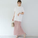 新作 トップス Ｔシャツ 半袖 tシャツ 無地 伸縮性 | Doux Belle  | 詳細画像7 