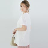 新作 トップス Ｔシャツ 半袖 tシャツ 無地 伸縮性 | Doux Belle  | 詳細画像8 