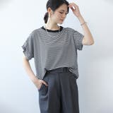 ボーダーTシャツ Tシャツ カットソー | Doux Belle  | 詳細画像3 