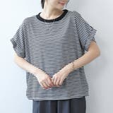 ブラックストライプ | ボーダーTシャツ Tシャツ カットソー | Doux Belle 