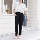 フリル袖ドット柄ブラウス | Doux Belle  | 詳細画像6 