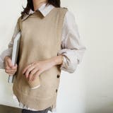 ニットセーター タンクトップ レディース | Doux Belle  | 詳細画像3 