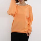 オレンジ | ニット トップス レディース | Doux Belle 