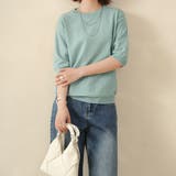 サマーニット レディース 半袖 | Doux Belle  | 詳細画像8 