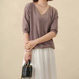 サマーニット レディース 半袖 | Doux Belle  | 詳細画像30 