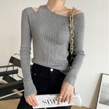 グレー | ニット セーター ニットトップス | Doux Belle 