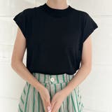 ブラック | ニットトップス サマーニット レディース | Doux Belle 