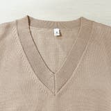 Vネックノースリーブニットベスト | Doux Belle  | 詳細画像26 
