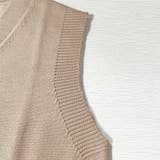 Vネックノースリーブニットベスト | Doux Belle  | 詳細画像27 