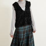 前後2wayVネックシャギーニット モールフェザー シャギーニット | Doux Belle  | 詳細画像15 