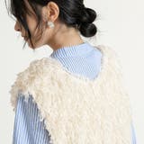 前後2wayVネックシャギーニット モールフェザー シャギーニット | Doux Belle  | 詳細画像21 