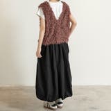 前後2wayVネックシャギーニット モールフェザー シャギーニット | Doux Belle  | 詳細画像9 