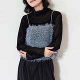 トップス ビスチェ テープヤーン キャミベスト シャギー | Doux Belle  | 詳細画像1 