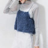 トップス ビスチェ テープヤーン キャミベスト シャギー | Doux Belle  | 詳細画像12 