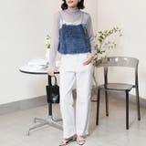 トップス ビスチェ テープヤーン キャミベスト シャギー | Doux Belle  | 詳細画像15 