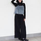 トップス ビスチェ テープヤーン キャミベスト シャギー | Doux Belle  | 詳細画像2 