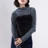 トップス ビスチェ テープヤーン キャミベスト シャギー | Doux Belle  | 詳細画像21 