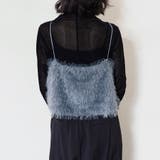 トップス ビスチェ テープヤーン キャミベスト シャギー | Doux Belle  | 詳細画像5 