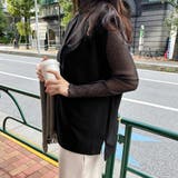 トップス ベスト Vネックプルオーバーベスト サイドスリット | Doux Belle  | 詳細画像11 