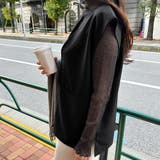 トップス ベスト Vネックプルオーバーベスト サイドスリット | Doux Belle  | 詳細画像12 