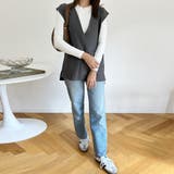 トップス ベスト Vネックプルオーバーベスト サイドスリット | Doux Belle  | 詳細画像9 