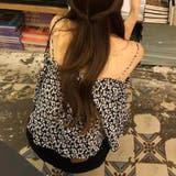 小花柄シャーリングキャミソール レディース トップス | Doux Belle  | 詳細画像3 