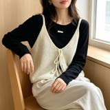 前後2WAYニットキャミソール レディース トップス | Doux Belle  | 詳細画像3 