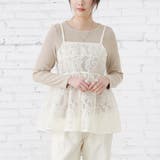 アイボリー | トップス キャミソール 透け | Doux Belle 