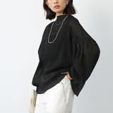 ブラック | トップス ブラウス カットソー | Doux Belle 