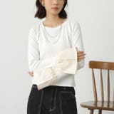 ホワイト | トップス カットソー Tシャツ | Doux Belle 