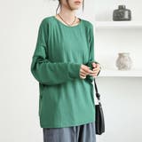 オーバーサイズ トップス カットソー 長袖 ロングT モモンガ風 | Doux Belle | 詳細画像11
