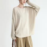 オーバーサイズ トップス カットソー 長袖 ロングT モモンガ風 | Doux Belle | 詳細画像7