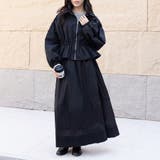 ペプラムジャケット アウター フロントジップ | Doux Belle  | 詳細画像14 