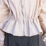 ペプラムジャケット アウター フロントジップ | Doux Belle  | 詳細画像16 