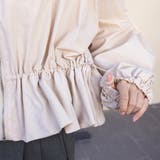 ペプラムジャケット アウター フロントジップ | Doux Belle  | 詳細画像19 