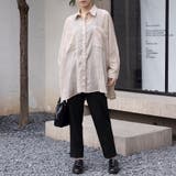 シアーシャツ ロング丈 ポケット付き | Doux Belle  | 詳細画像11 