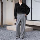 シアーシャツ ロング丈 ポケット付き | Doux Belle  | 詳細画像16 