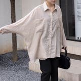 シアーシャツ ロング丈 ポケット付き | Doux Belle  | 詳細画像9 