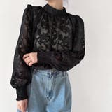 レースシアータートルネックブラウス | Doux Belle  | 詳細画像16 