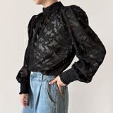 レースシアータートルネックブラウス | Doux Belle  | 詳細画像17 