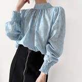 レースシアータートルネックブラウス | Doux Belle  | 詳細画像3 