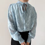 レースシアータートルネックブラウス | Doux Belle  | 詳細画像4 