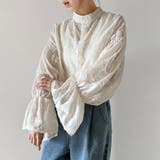 ベルスリーブシアーブラウス | Doux Belle  | 詳細画像2 