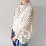 ベルスリーブシアーブラウス | Doux Belle  | 詳細画像3 