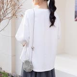 七分袖ボリュームスリーブカットソー | Doux Belle  | 詳細画像8 