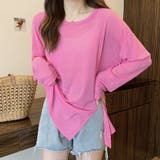 2typeラウンドネックシアートップス | Doux Belle  | 詳細画像16 